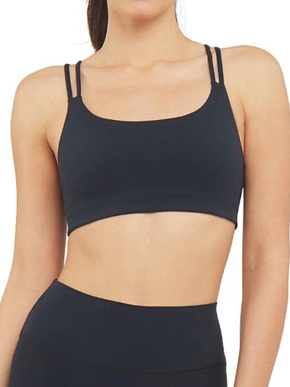 SPANX OnForm Be Zero Impact Bra XL Black NWT Low Impact Racerback